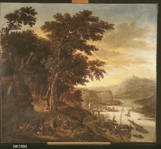 Gerrit Battem, Rijnlandschap