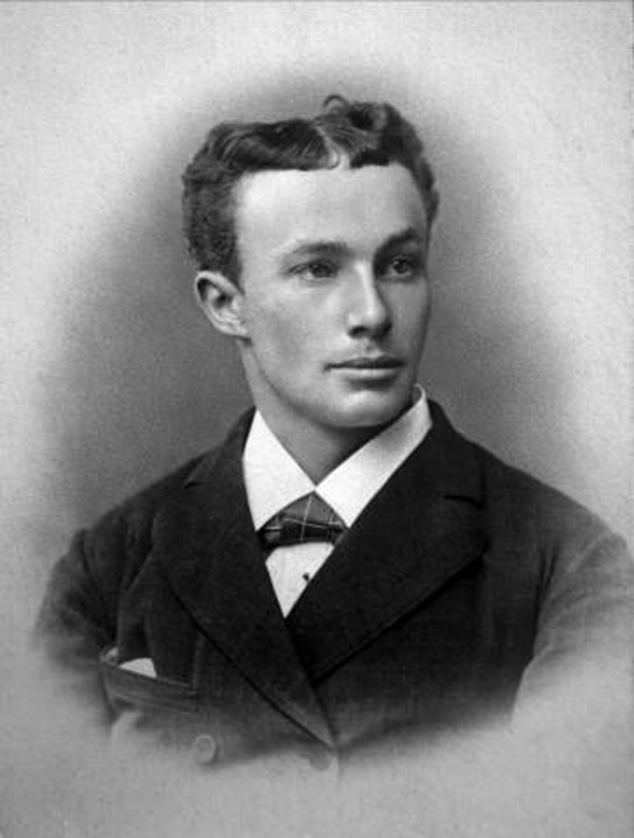 Gustav Borgen, Avfotografering. Portrett, Sindings kopi.