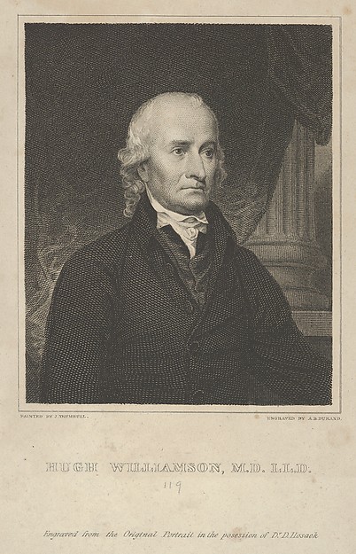 Asher Brown Durand, Hugh Williamson, M.D., L.L.D. (1735–1819)