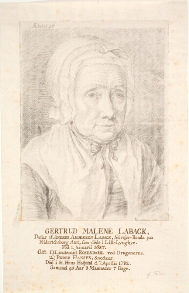 Georg Mathias Fuchs, Portræt af Gertrud Malene Laback