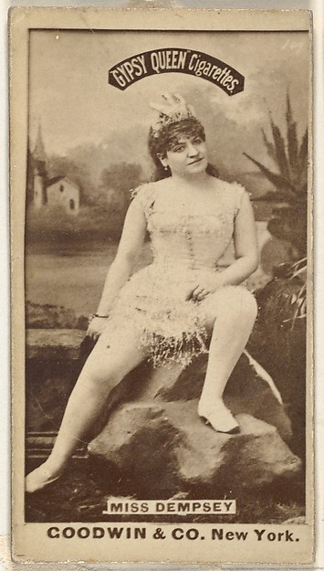 Goodwin & Company, Miss Dempsey, from the Actors and Actresses series (N171) for Gypsy Queen Cigarettes