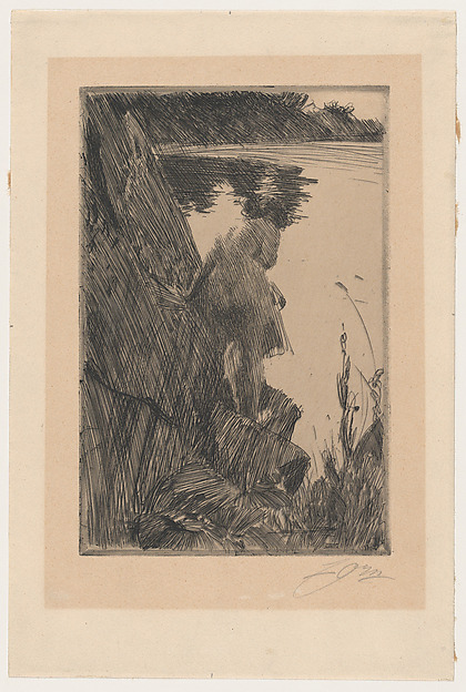 Anders Zorn, Bather (Evening) III