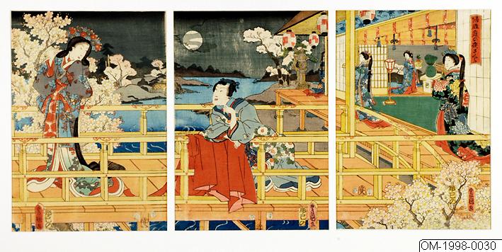 Utagawa Kunisada (Toyokuni III), Träsnitt, Bildkonst, Woodcut, Woodblock, Print