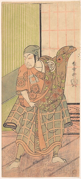 Katsukawa Shunshō　勝川春章, The Fourth Ichikawa Danjuro in the Role of Ukishima Danjo