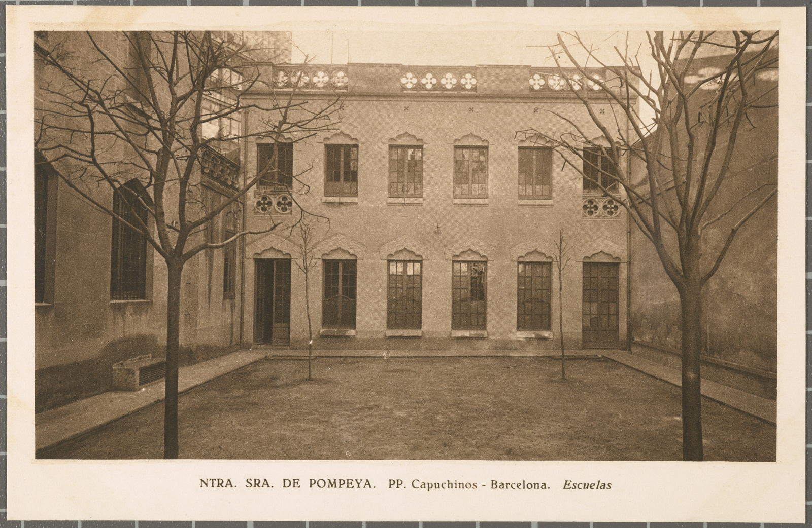 Desconegut, NTRA. SRA. POMPEYA. PP. Capuchinos - Barcelona. Cuelas