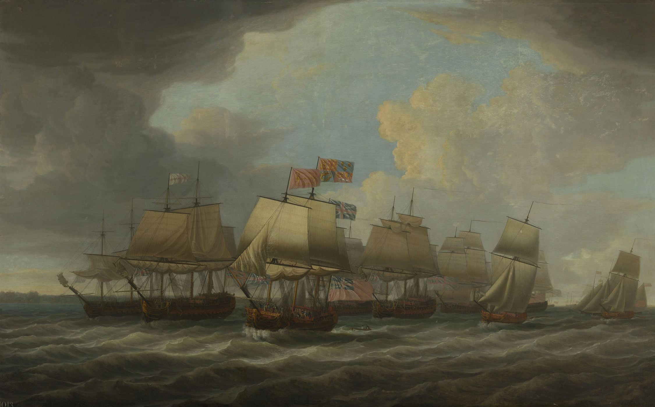 Dominic Serres, The Royal Visit to the Fleet II