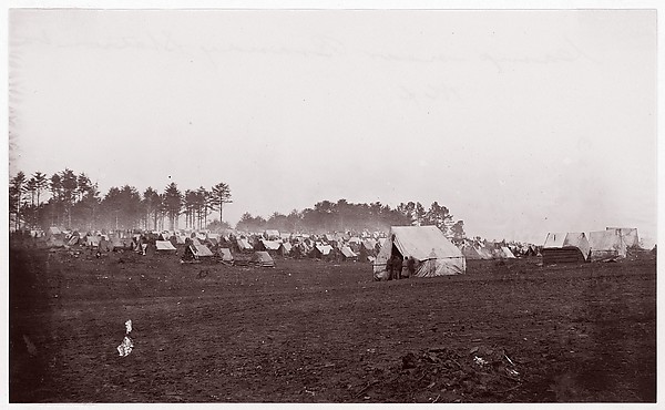 Timothy H. O'Sullivan, [Winter Quarters of Army of the Potomac, Near Brandy Station, Virginia]