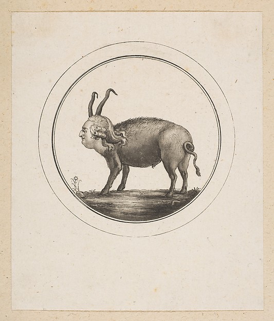 Anonymous, French, 18th century, Caricature Showing Louis XVI as a Ram