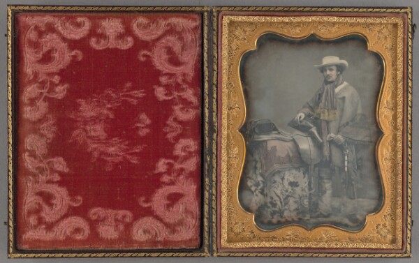 Unknown, [Portrait of a Man with a Saddle]