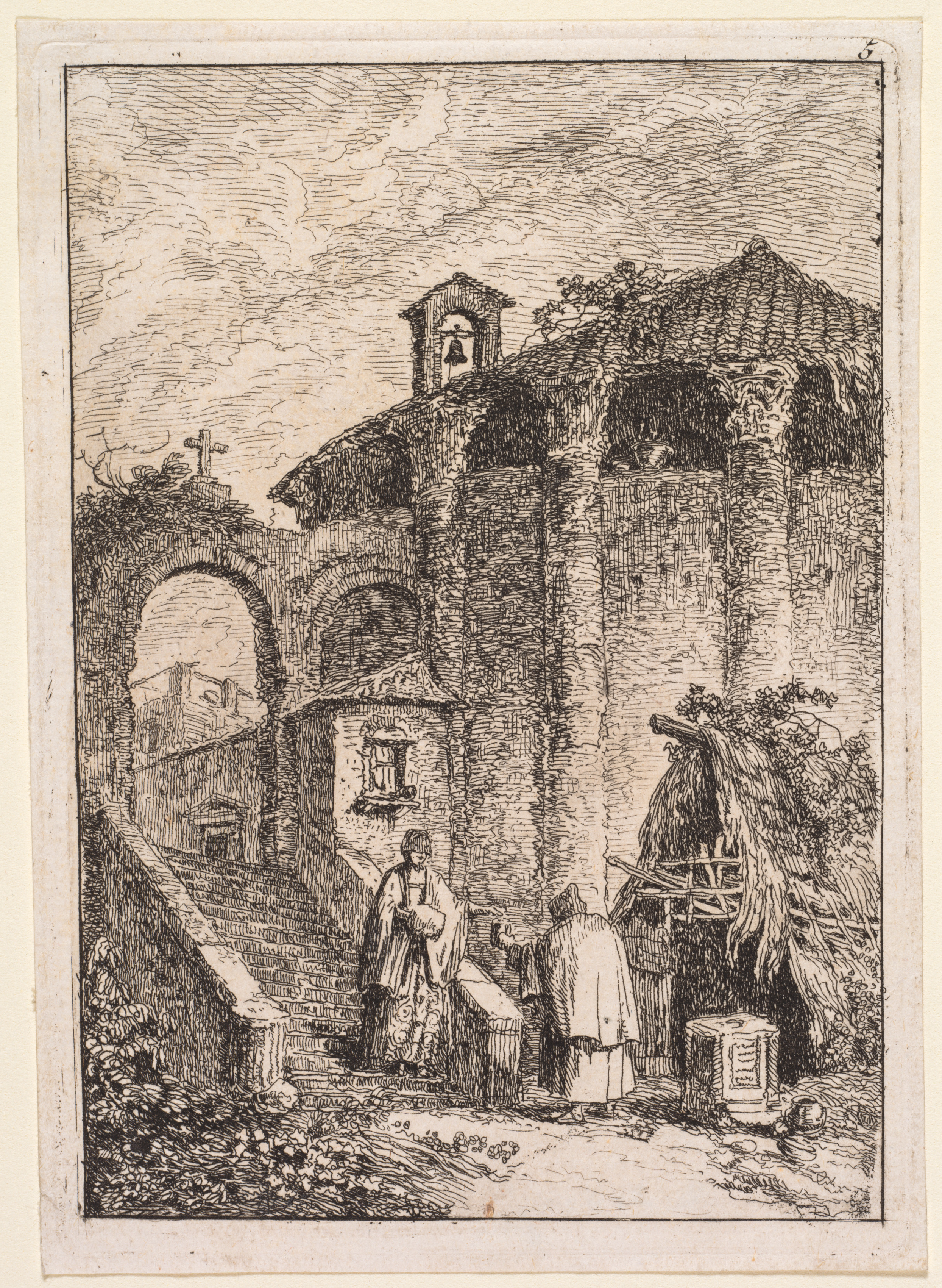 Hubert Robert, Le Temple Antique