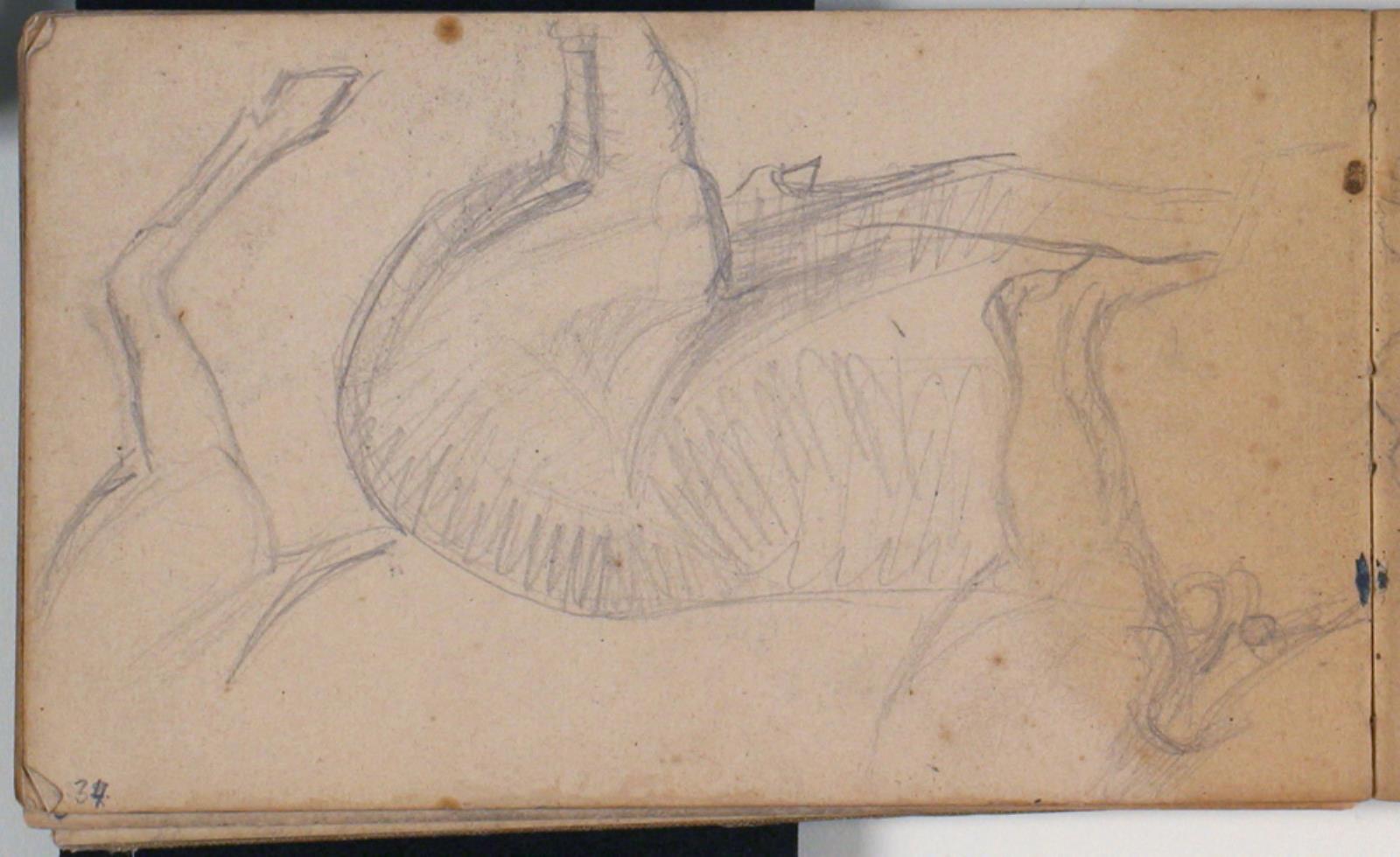 Niels Larsen Stevns, Studier af hesteskulptur