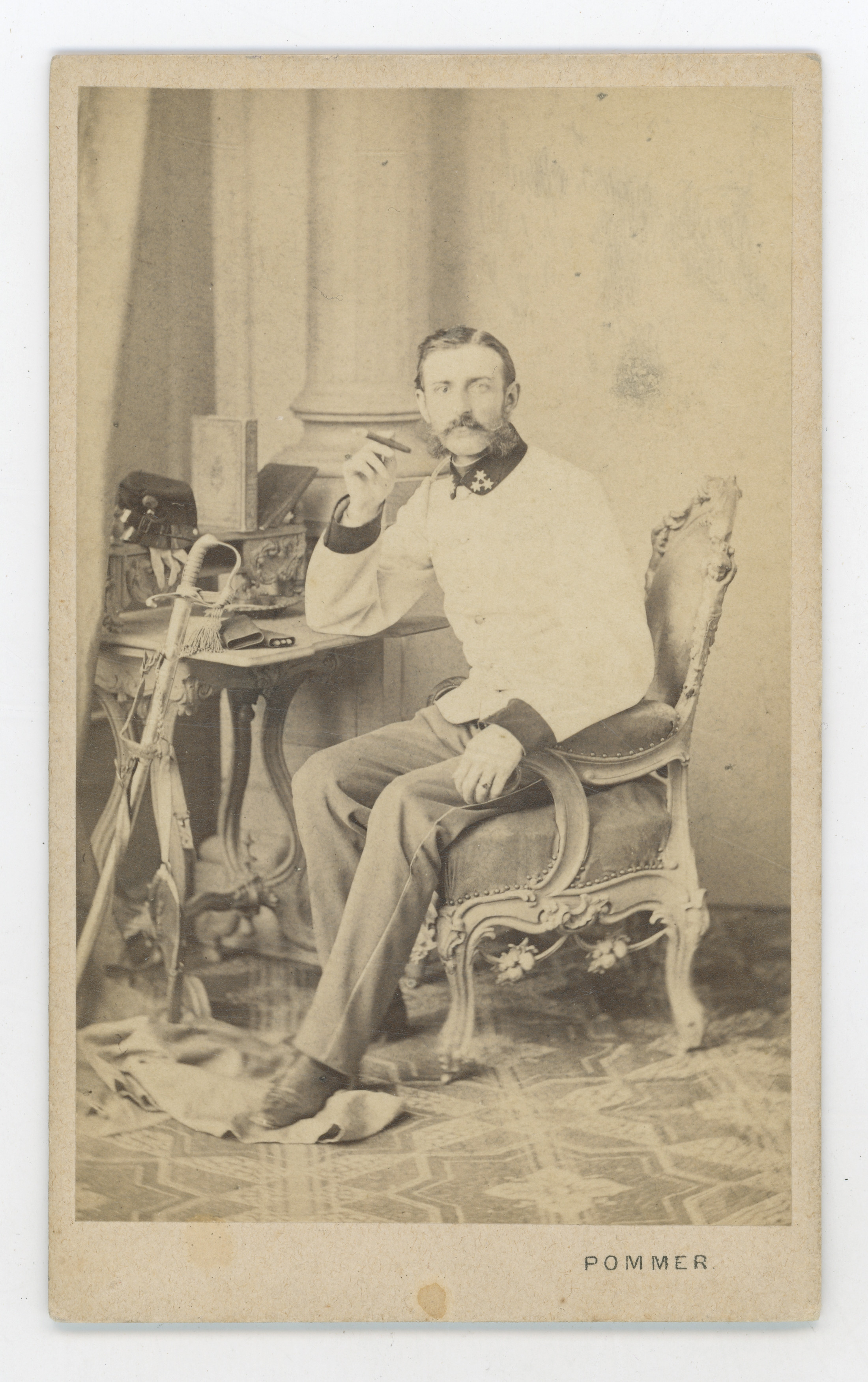 Franjo Pommer, Portret oficira