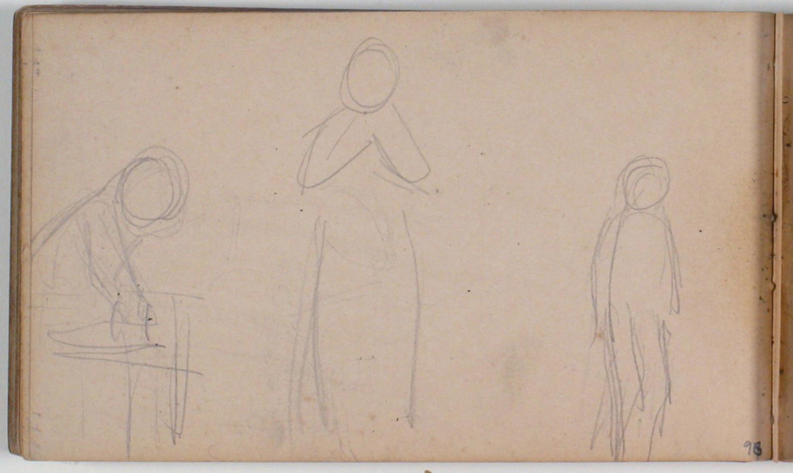 Niels Larsen Stevns, Figurstudier