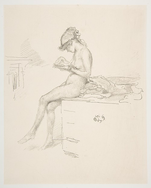 James McNeill Whistler, Little Nude Model, Reading