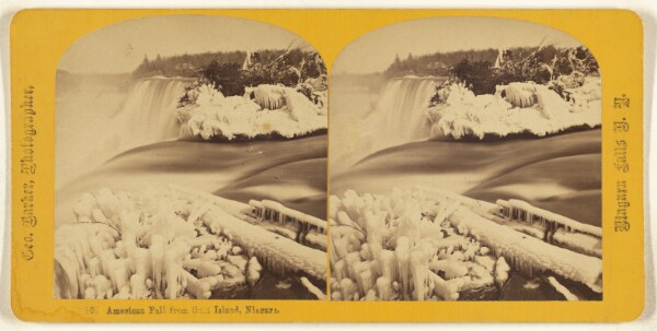 George Barker, American Fall from Goat Island, Niagara.
