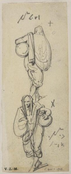 George Chinnery, Two sketches of Indian women