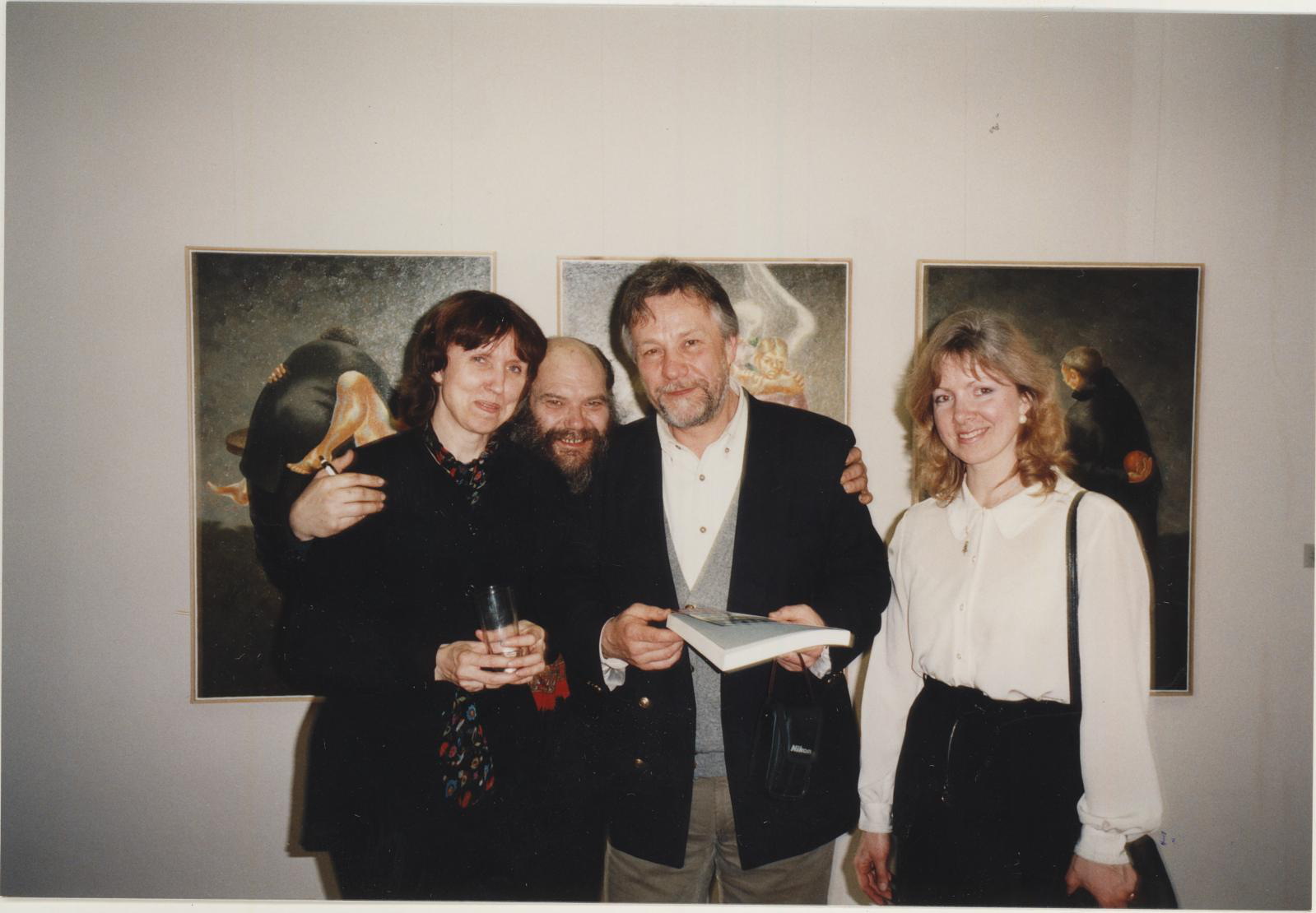 Matti (kujutatu) Milius, Opening of V. Ovchinnikov exhibition on 24.04.1998.