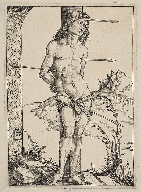 Albrecht Dürer, Saint Sebastian Bound to the Column