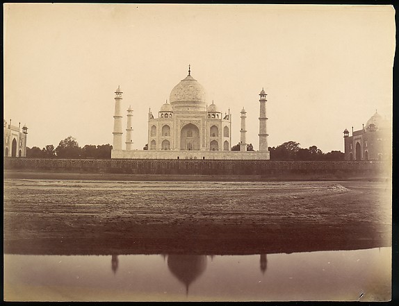 Unknown, View of the Taj Mahal from the Jamuna, Agra
