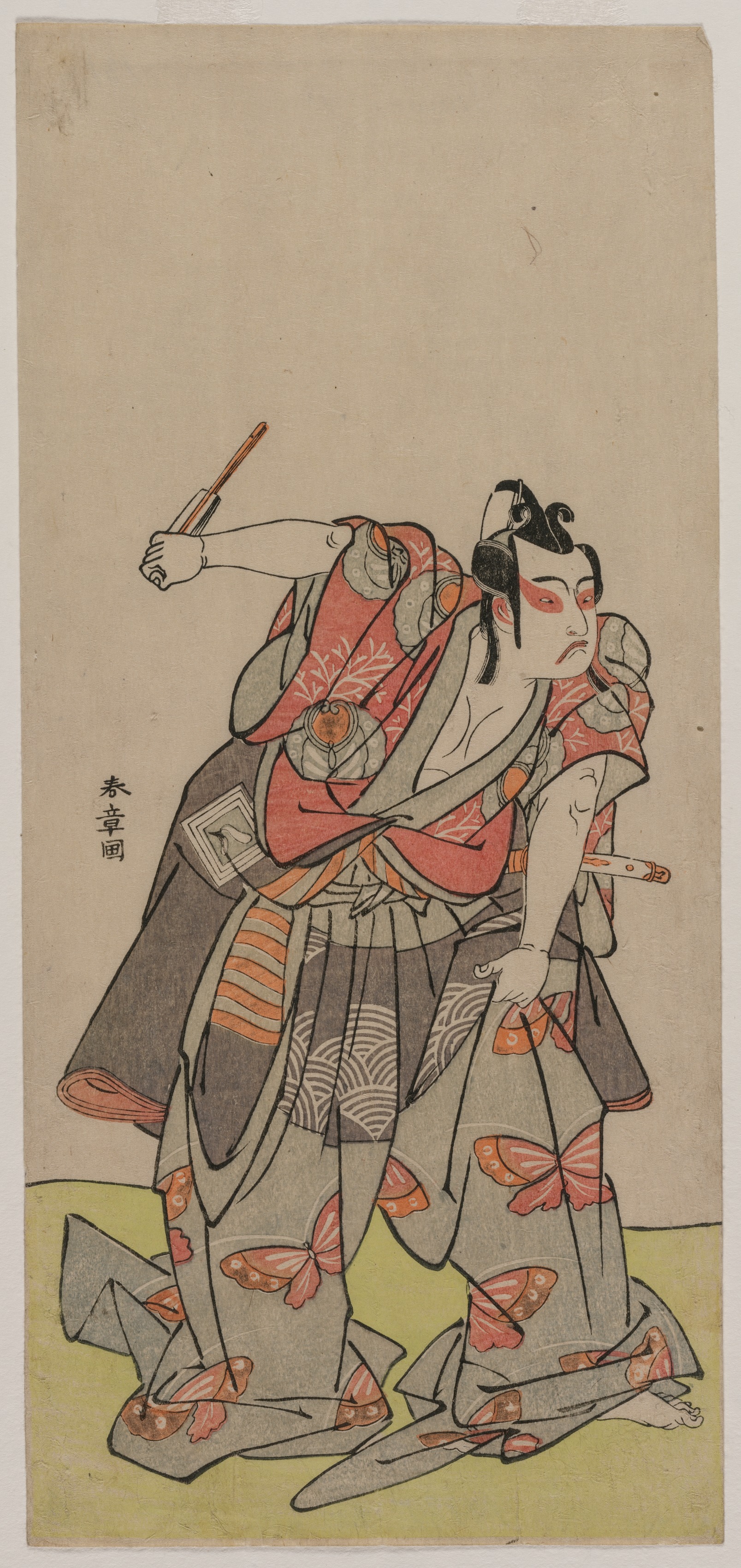 Katsukawa Shunshō, Ichikawa Yaozo II as Soga no Goro
