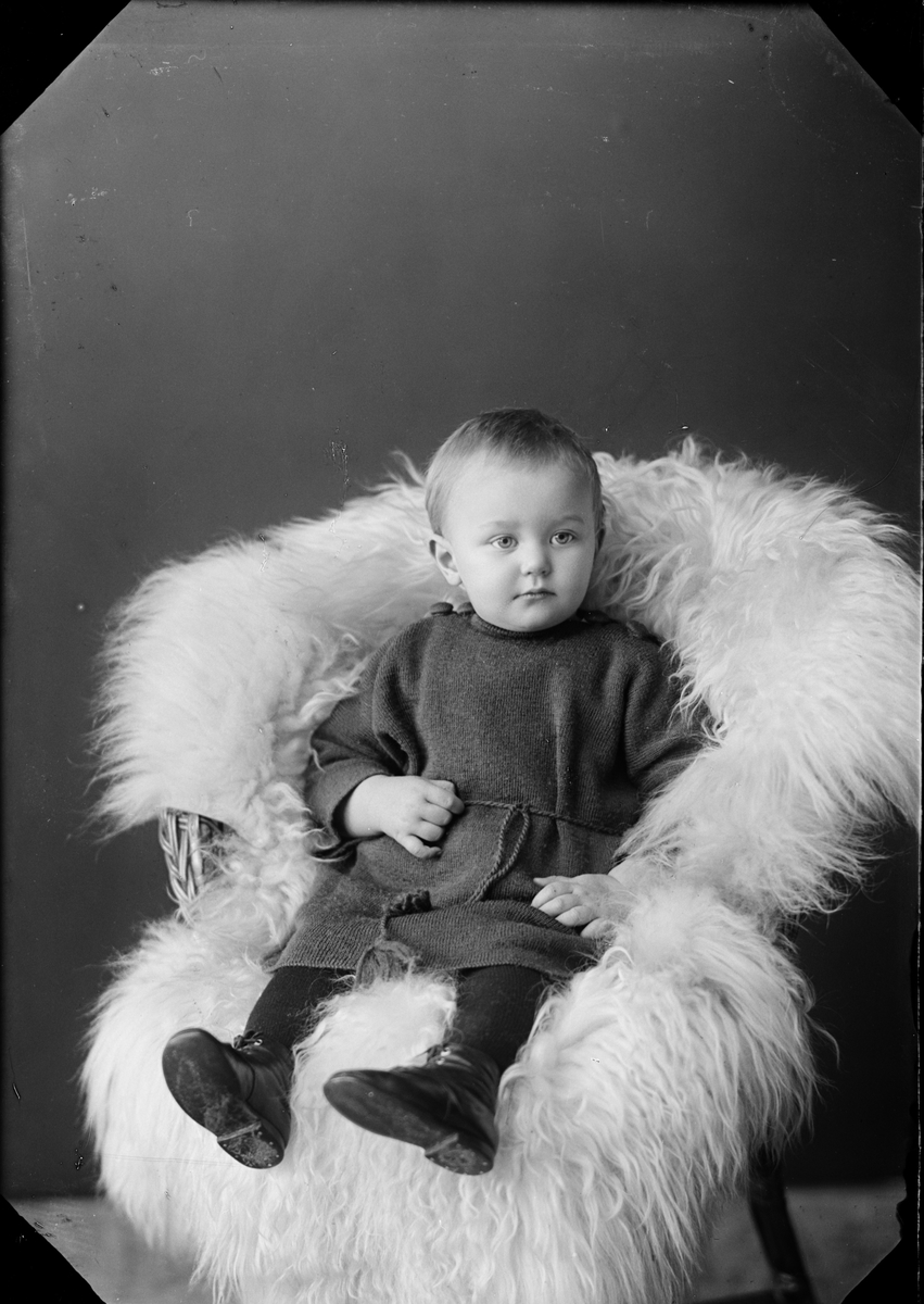 Skötsner-Edhlund, Ateljéporträtt - barn till Gideon Eriksson från Björnäs, Börstils socken, Uppland