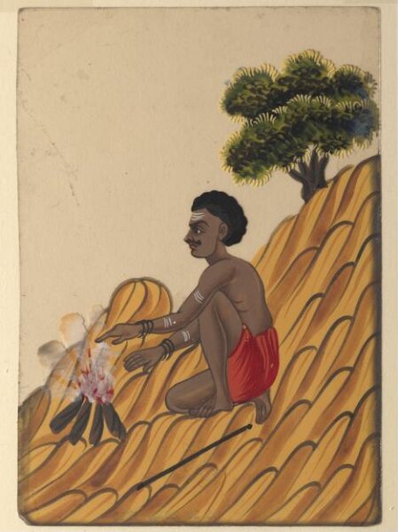 Unknown, One of forty paintings illustrating modes of transport, occupations, entertainers, ascetics and Muharram subjects.