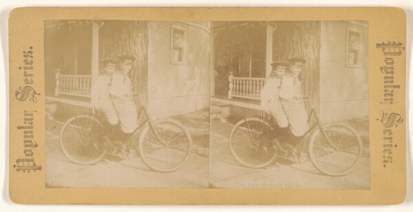 Unknown, The two Bicycle Girls.