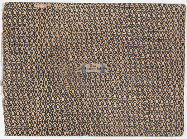 Anonymous, Sheet with overall abstract pattern