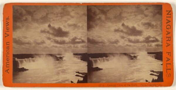 Edward and Henry T. Anthony & Co., General View of the Falls. From Canada Side. [Niagara Falls]