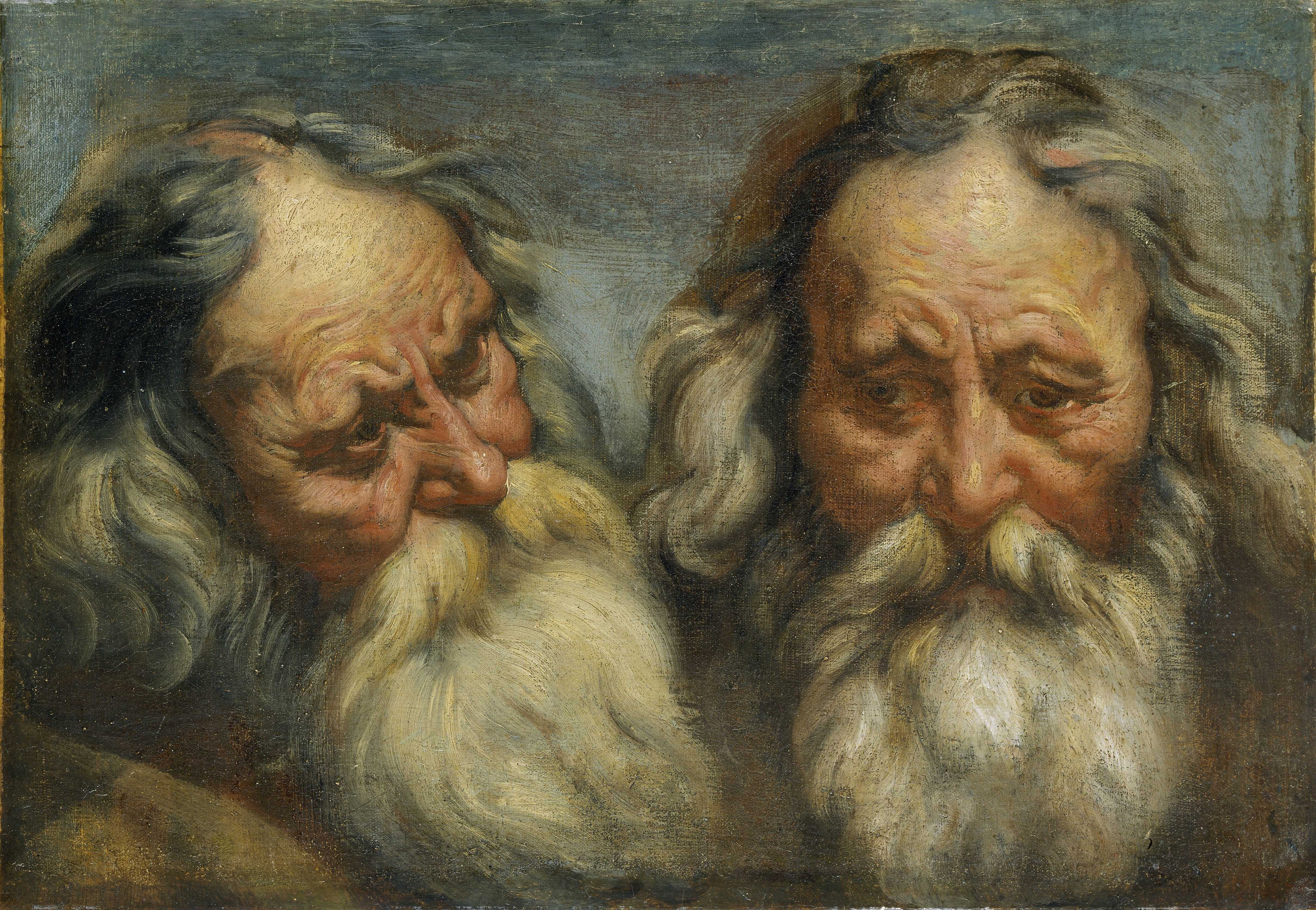 Jacob Jordaens, Study heads of an old man