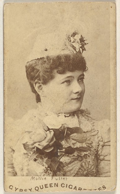 Goodwin & Company, Mollie Fuller, from the Actors and Actresses series (N171) for Gypsy Queen Cigarettes