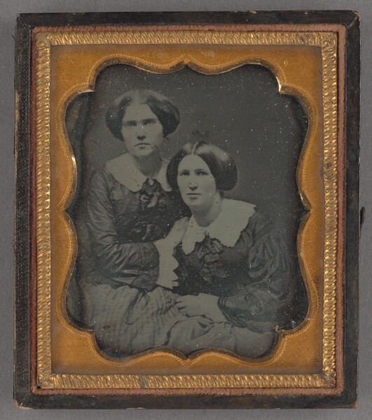 Unknown, [Portrait of Two Seated Women]