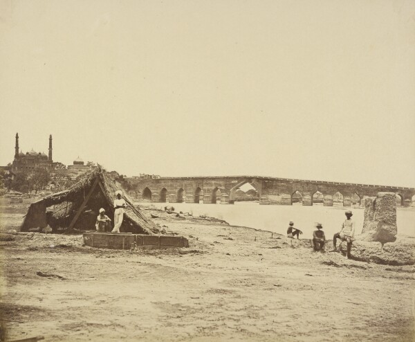 Felice Beato, [The Stone Bridge, Lucknow]
