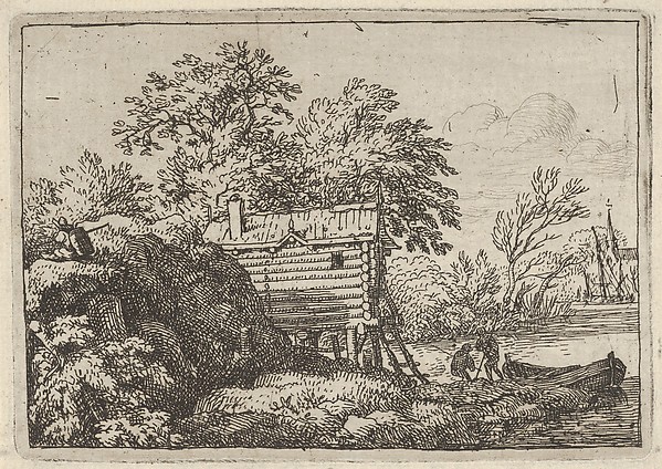 Allart van Everdingen, The Fisherman's Hut