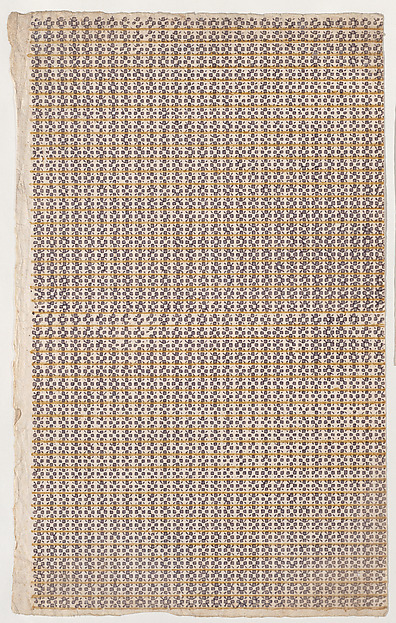 Anonymous, Sheet with overall abstract pattern