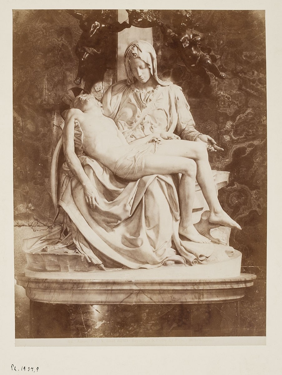 Fratelli Alinari, Michelangelo Buonarroti, Pietà, Sankt Peter im Vatikan, Rom
