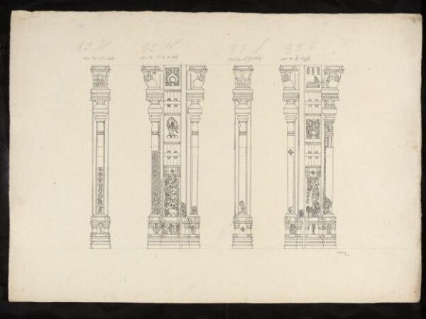 Unknown, Architectural drawing of Tirumala Nayak at Madura,