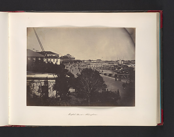 John Thomson, English Bund, Shanghai