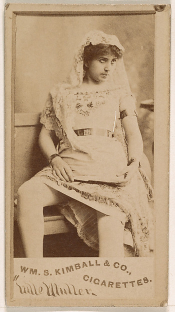 William S. Kimball & Company, Mlle. Muller, from the Actresses series (N203) issued by Wm. S. Kimball & Co.