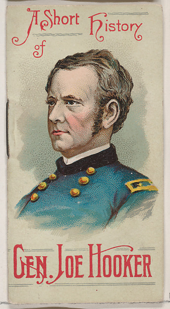 W. Duke, Sons & Co., A Short History of General Joseph Hooker, from the Histories of Generals series of booklets (N78) for Duke brand cigarettes