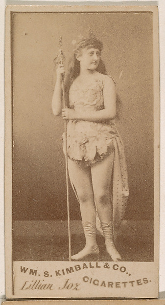 William S. Kimball & Company, Lillian Jox, from the Actresses series (N203) issued by Wm. S. Kimball & Co.