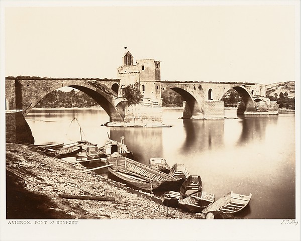 Edouard Baldus, Avignon, Pont St. Bénezet