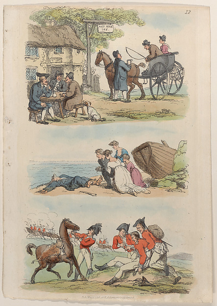 Thomas Rowlandson, Plate 12, from "World in Miniature"