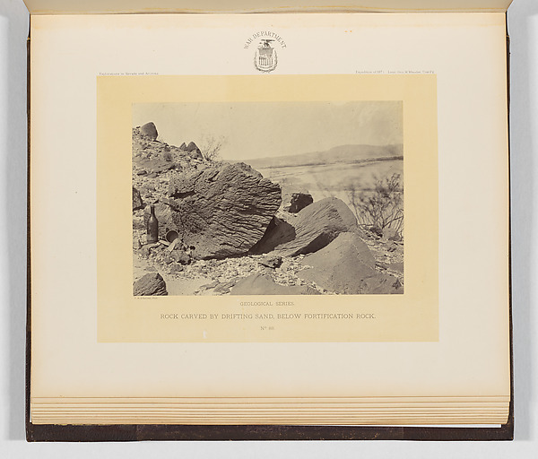 Timothy H. O'Sullivan, Rock Carved by Drifting Sand, Below Fortification Rock