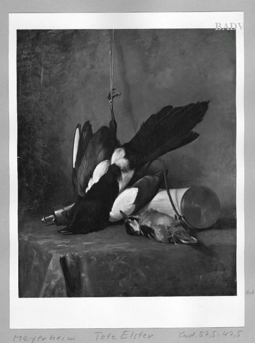 Paul Friedrich Meyerheim, still-life-dead birds