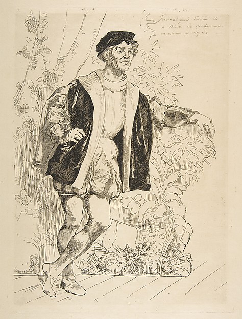 Félix Bracquemond, Portrait of Fernand