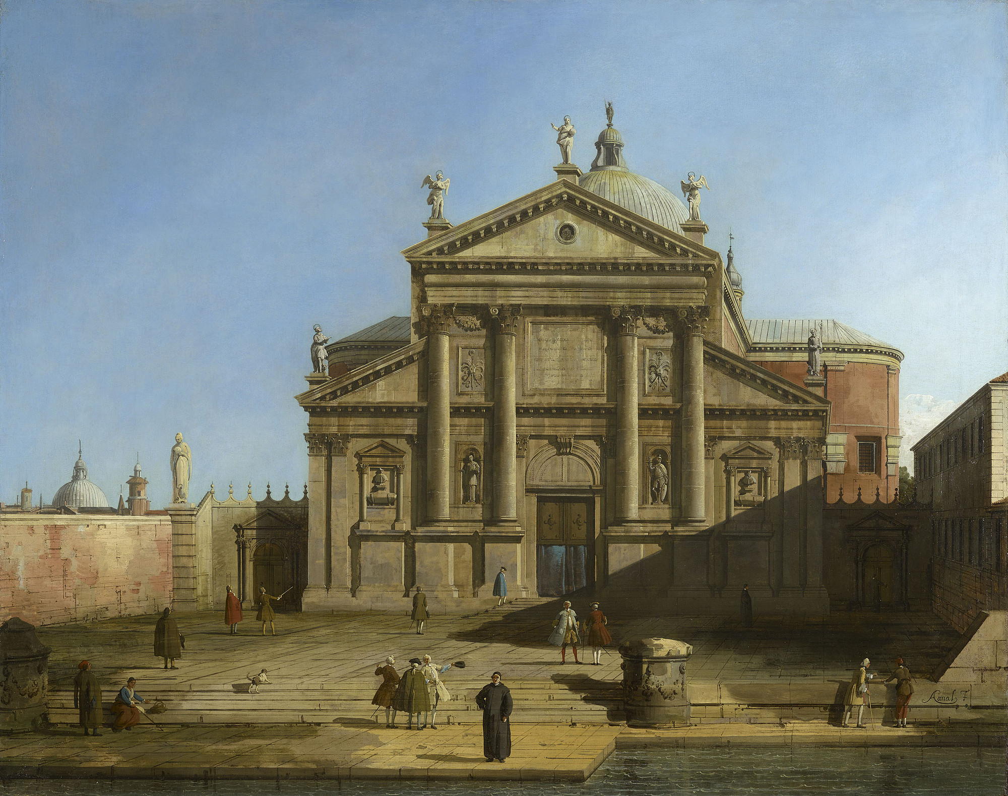 Canaletto, Venice: San Giorgio Maggiore in a Caprice Setting