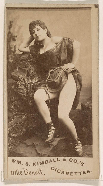 William S. Kimball & Company, Mlle. Benoit, from the Actresses series (N203) issued by Wm. S. Kimball & Co.