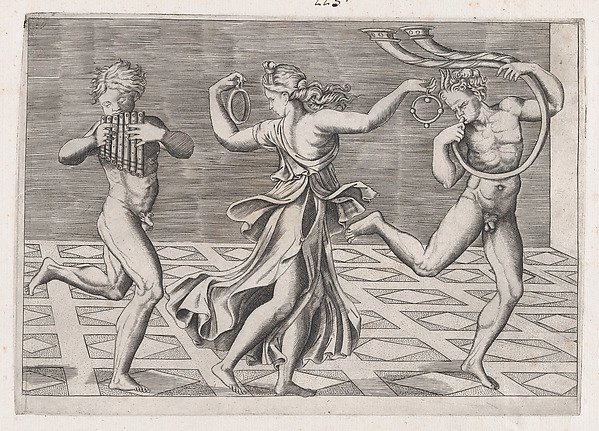 Anonymous, Dance of Fauns and Bacchants, from "Speculum Romanae Magnificentiae"
