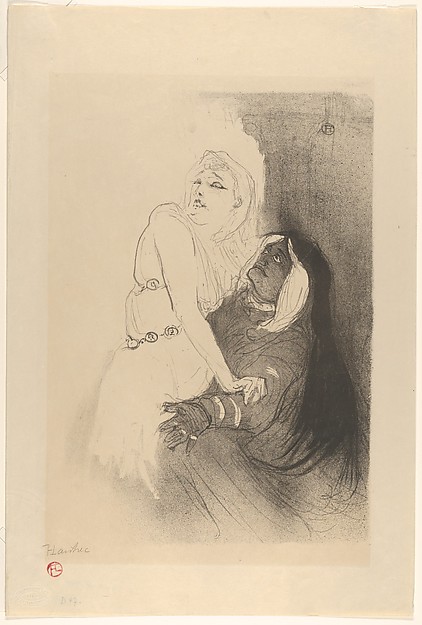 Henri de Toulouse-Lautrec, At the Théâtre de la Renaissance:  Sarah Bernhardt in Phèdre